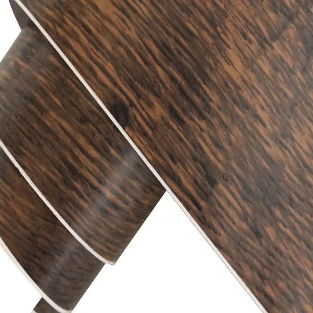 New Self Adhesive Wood Grain Wallpaper Brown High Quality Stick Renovated Paper Convenient Wood Grain Stickers