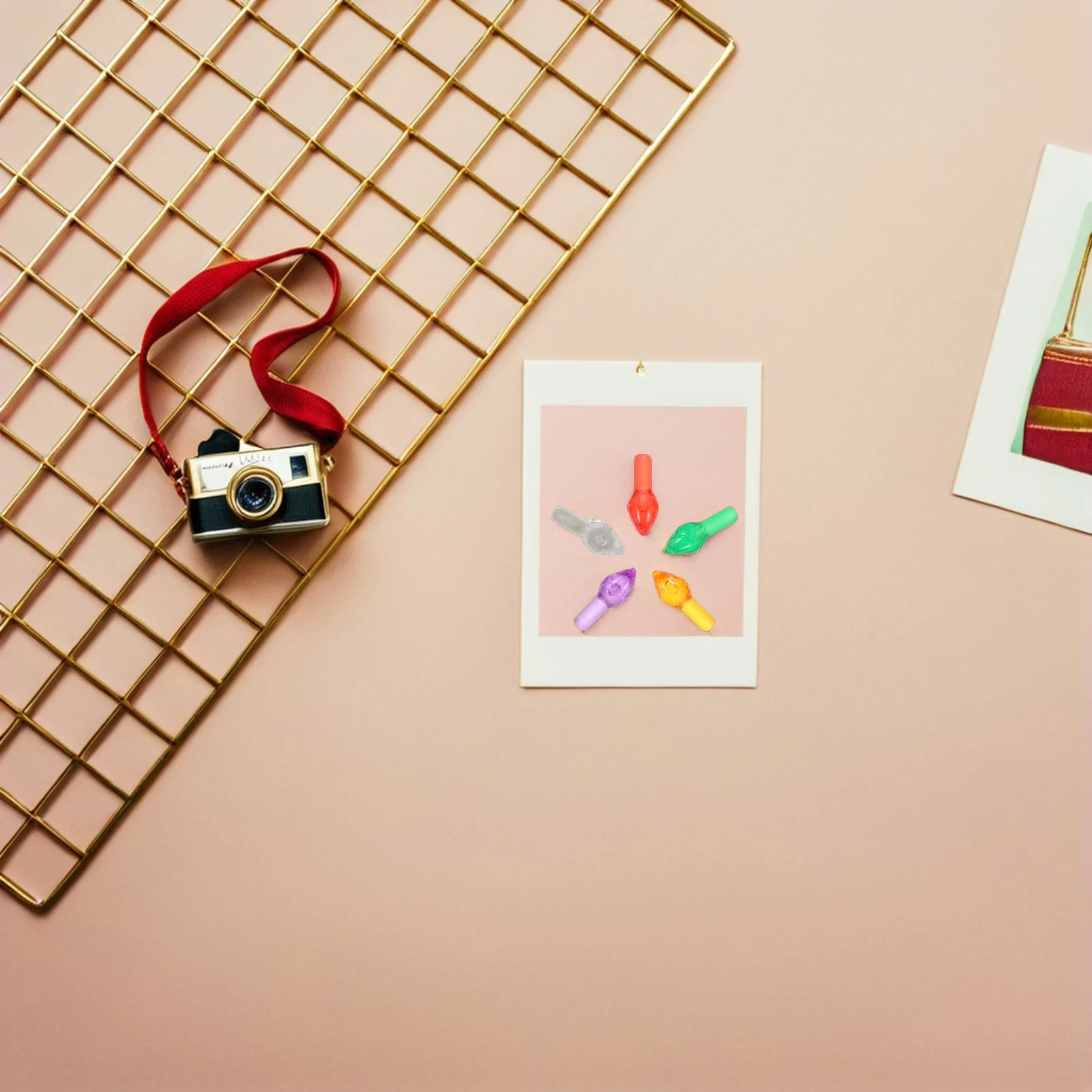 

100Pcs Ceramic Christmas Tree Replacement Parts Twist Lights Multicolor Plastic Bulbs for Holiday Decor Easy to Install Bright