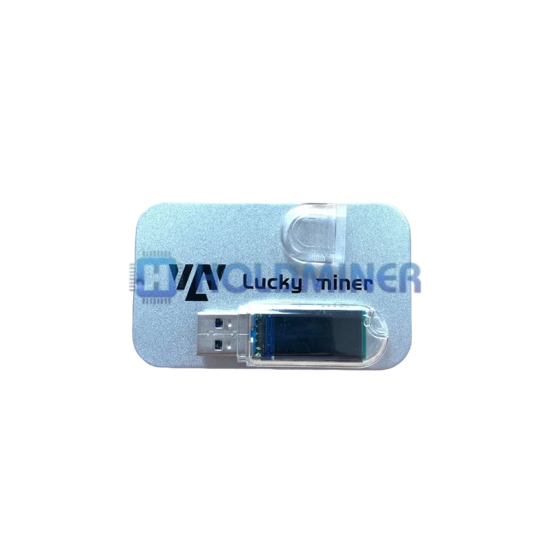 Silent Lucky Miner Lv03 USB Bitcoin Solo Mining Lottery Miner 74 Kh/s With Screen