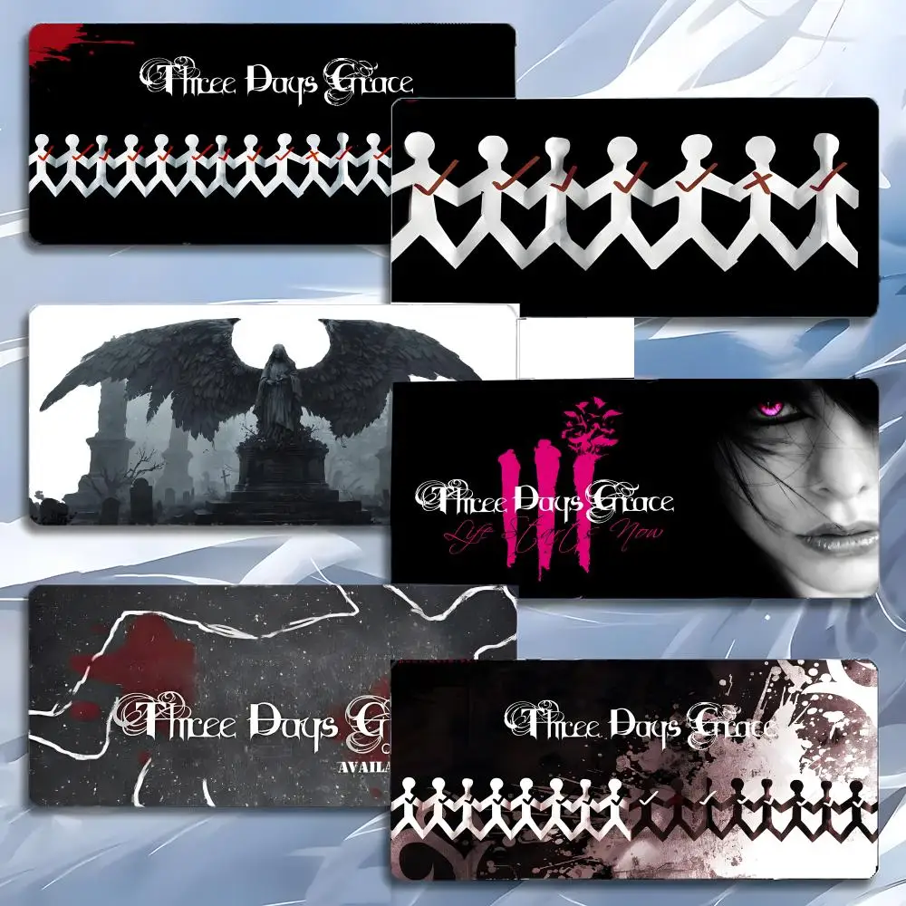 hard rock band merchandise T-Three Days Grace Mouse Pad Mousepad Large Gaming LockEdge Thickened PC Table Desk Mat
