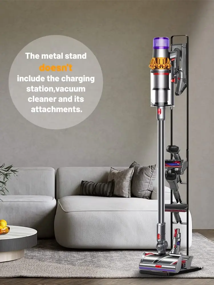 Dyson Vacuum Stand for Cleaners and Accessories, Metal Storage Bracket, Stand Holder, V15, V11, V10, V8, V7, V6