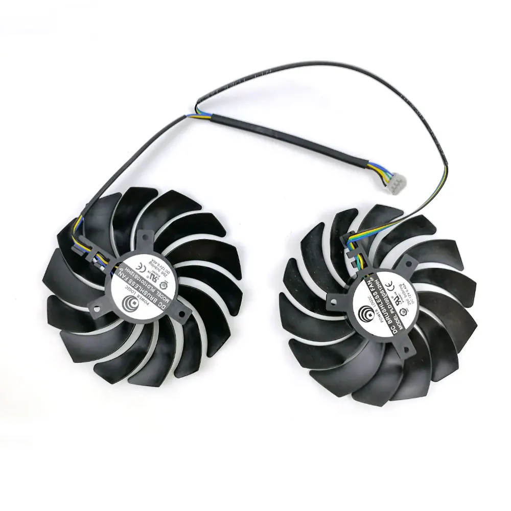 Ventilador de refrigeração Gpu para msi gtx 980ti, 980, 970, 960, 950, r9, 380, r9, 390, r9, 390x, 4pin, 95mm, pld10010s12hh