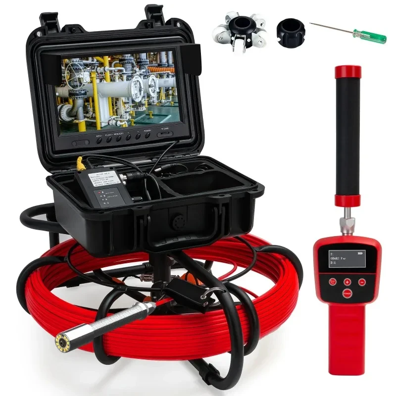 

Pipe Inspection Sonde Receiver Self-Leveling WiFi Card Drain Sewer Locator