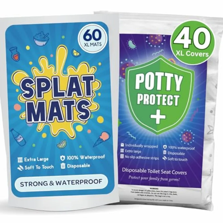 

Disposable Splat Mats and Toilet Seat Covers