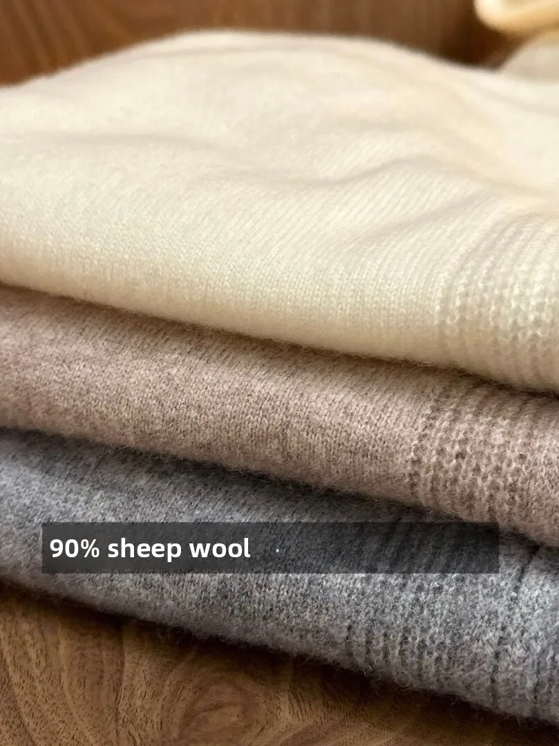 

Женский шерстяной вязаный кардиган на молнии с капюшоном, средней длины, белый, осенне-зимний, новый, повседневный, премиум-класса