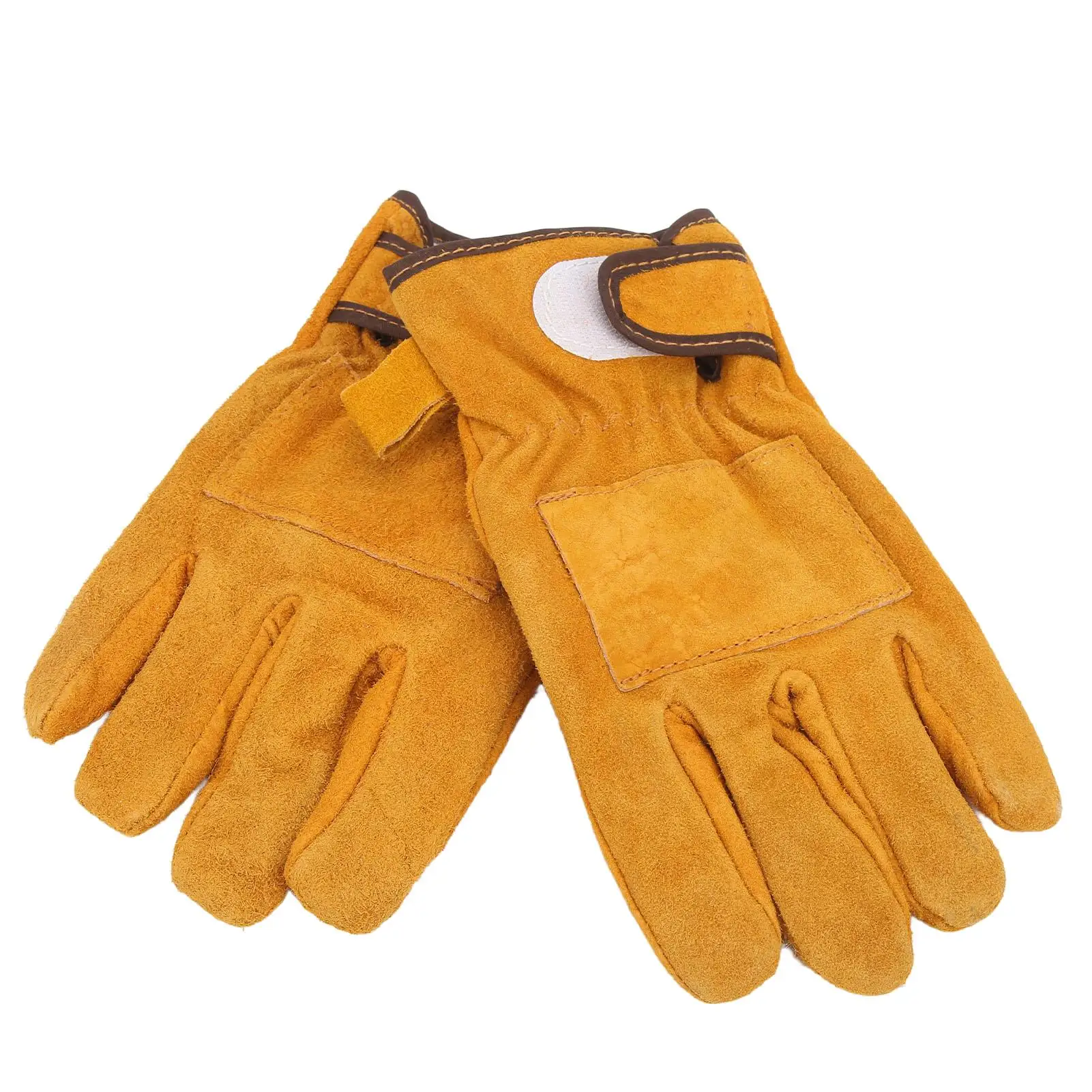 5-Finger Heat Resistant Gloves for Welding & Cooking: Thermal Insulation & BBQ Safety