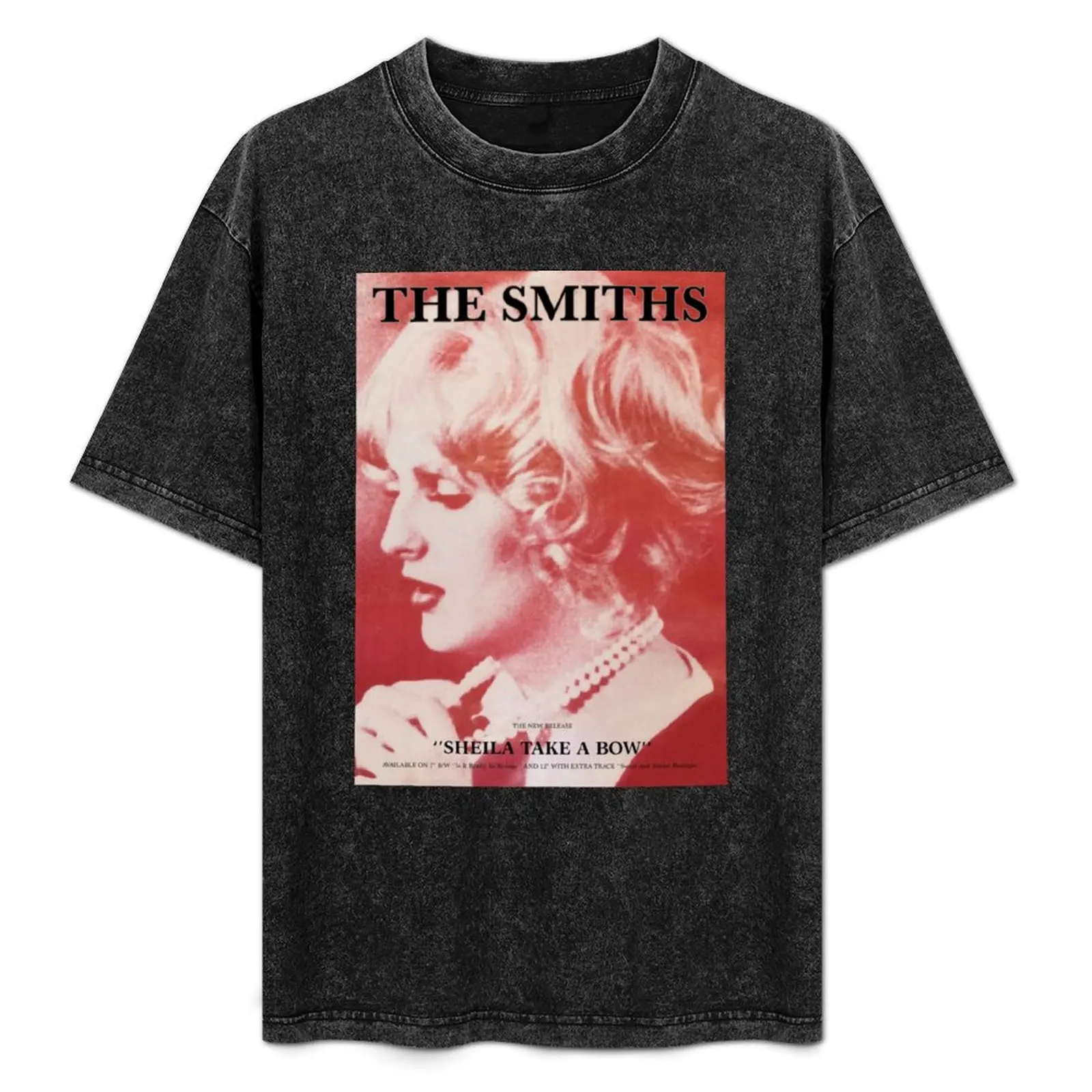 Sheila take a bow poster (The Smiths) Футболка с простой графикой, роскошные дизайнерские толстовки, мужские