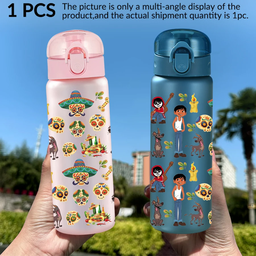 قطعة واحدة من زجاجة مياه ديزني، بيكسار، نمط الكاكاو 26 أونصة، كوب ماء رياضي خارجي هدية عيد ميلاد/العودة إلى المدرسة