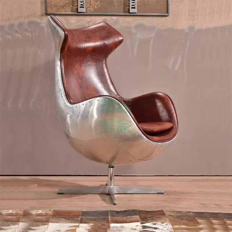 

Retro Industrial Loft Style Office Chair Aviator Chair for Living Room and Office