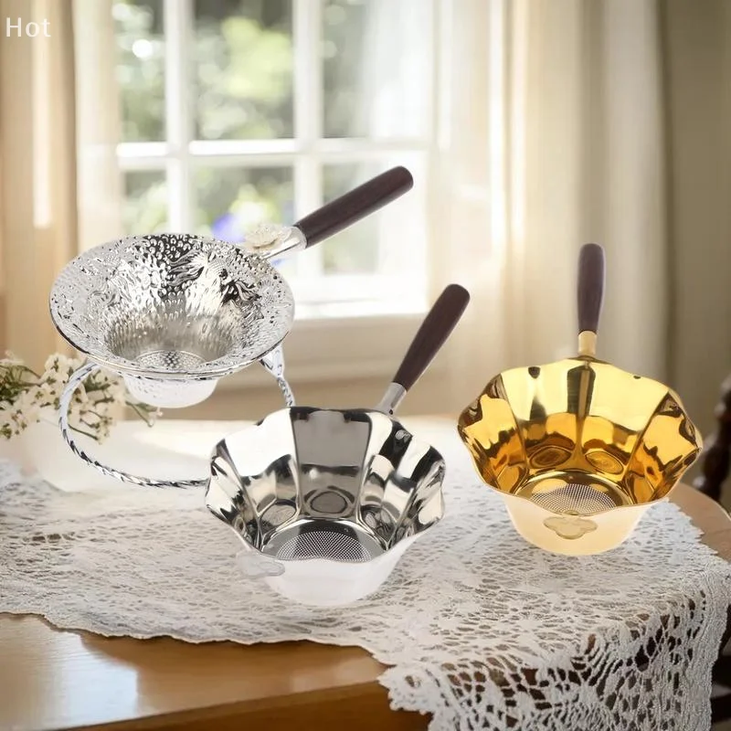 

Hammer Patterned Fish Tea Strainer Tea Accessories Metal Tea Filter Mesh Alloy Separator Kitchen Accessories