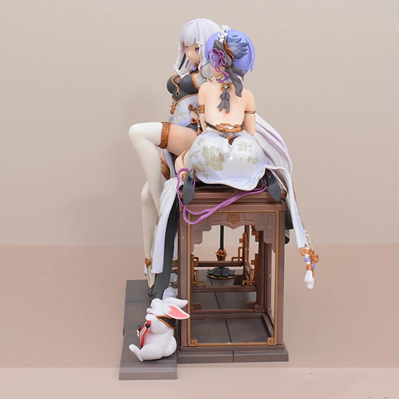 KADOKAWA Animester Re:Zero Rem Emilia Graceful Beauty Ver. 1/7 Scale PVC Action Figure Anime Figure Model Toys Doll Gift