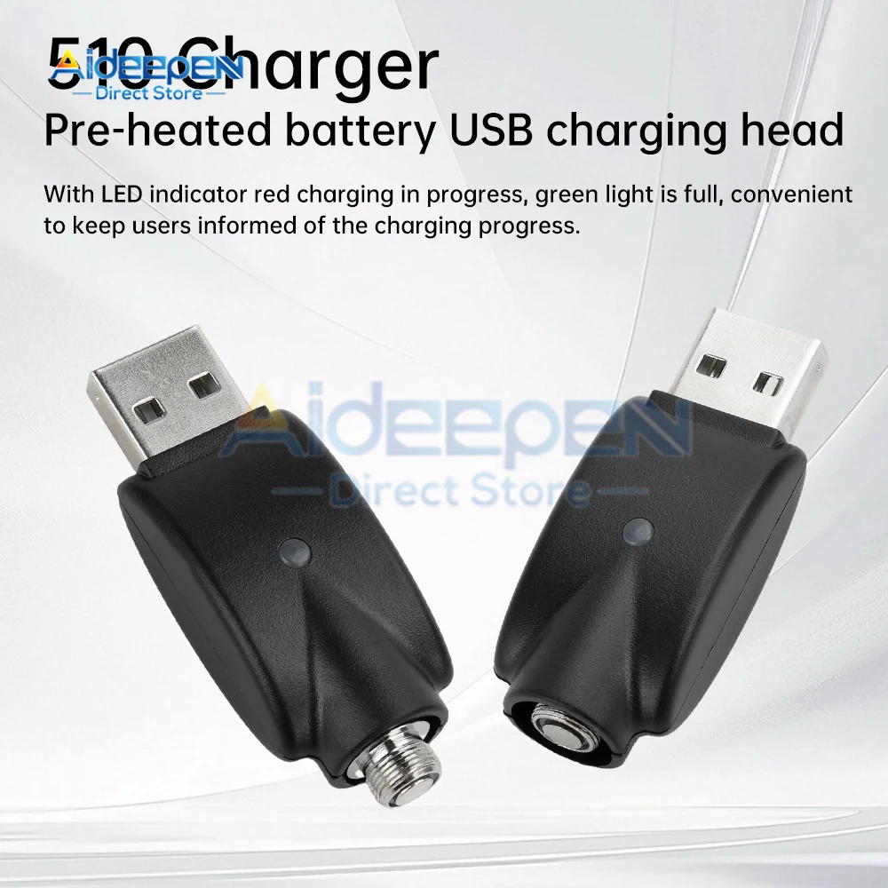Cargador inteligente 510, adaptador USB multiprotección con indicador LED para ordenadores portátiles, bancos de energía, dispositivos, carga segura y eficiente