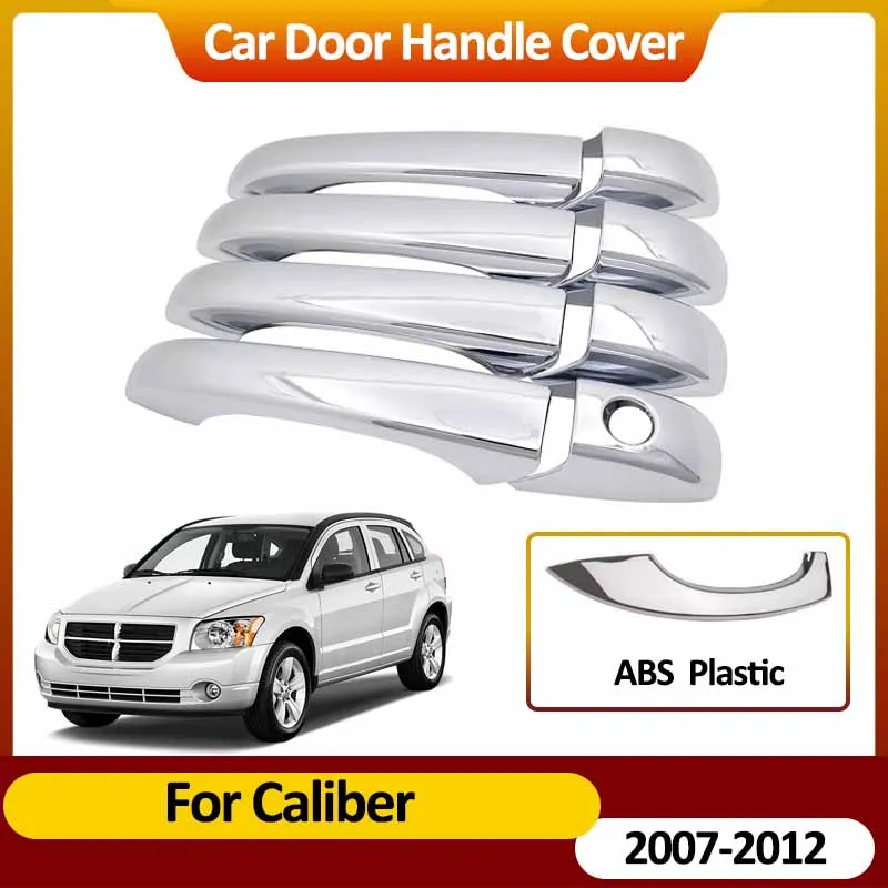 For Dodge Caliber 2007~2012 2011 2010 2009 Door Handle Cover Sticker Auto Exterior Scratch Resistant Car Decorate Accessories