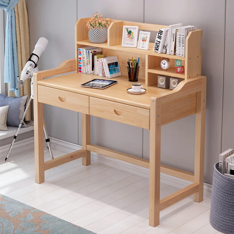 

Modern simple lifting study table Children's writing table Home office Computer table Solid wood desk