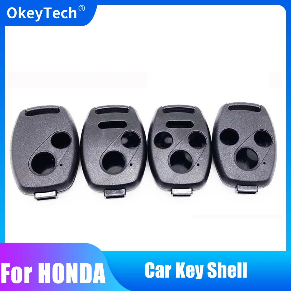 

OkeyTech Car Key Case Shell Remote Fob Cover For HONDA Accord CRV Pilot Civic 2003 2007 2008 2009 2010 2011 2012 2013