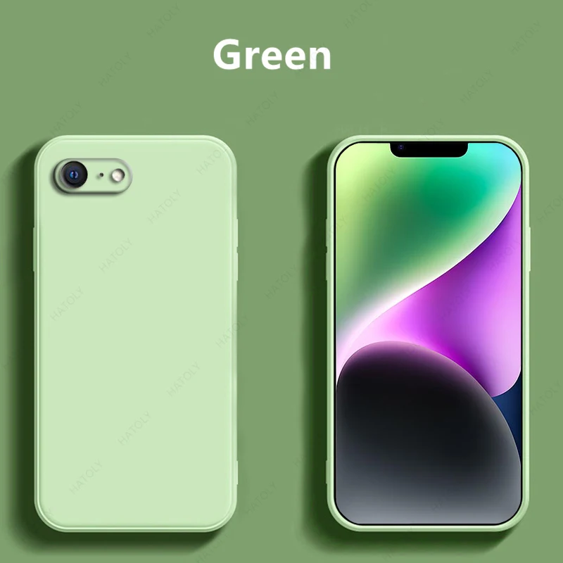 Apple iPhone 16e, 2020用のオリジナルの液体シリコンケース