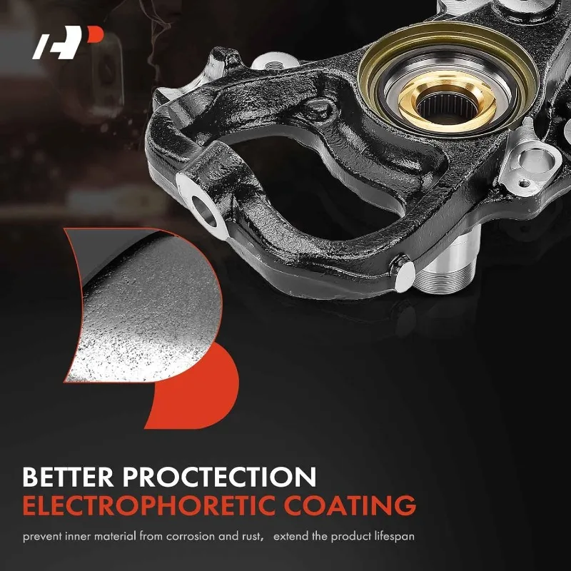 Junta de direção de suspensão dianteira A-Premium compatível com Land Cruiser 1998-2007, LX470 1998-2007