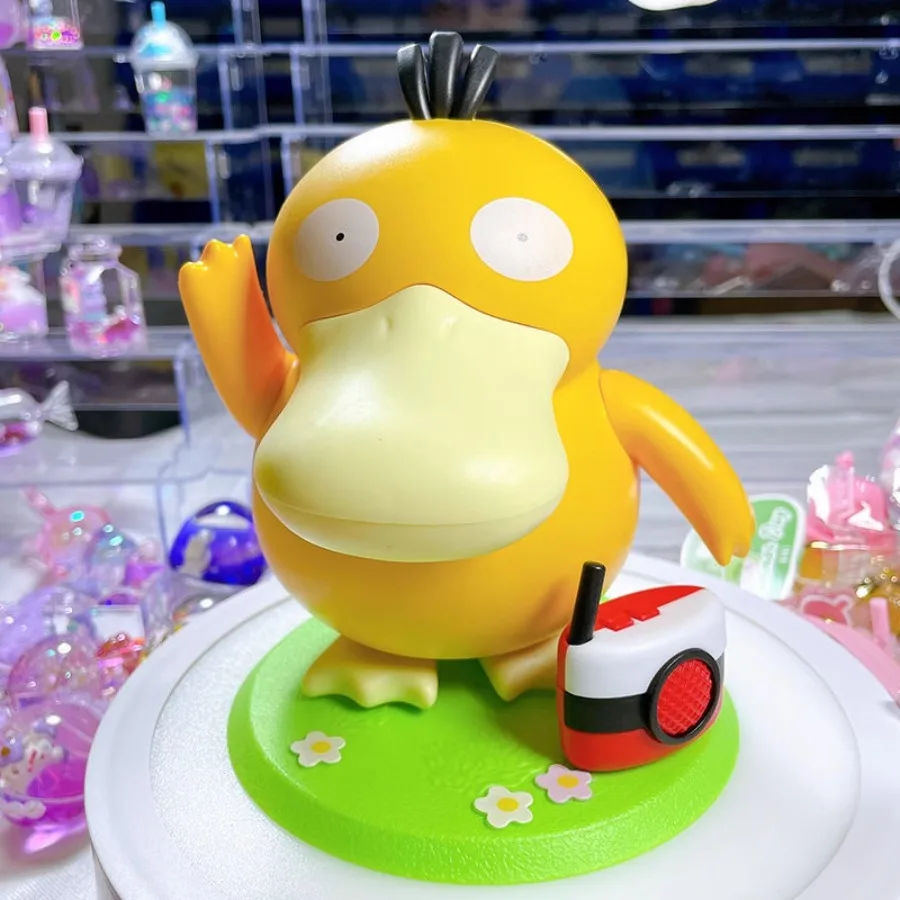어린이 날 포켓몬 Psyduck 춤 노래 재미있는 장난감 KFC 한정 액션 피규어 모델 귀여운 데스크탑 장식 애니메이션 만화