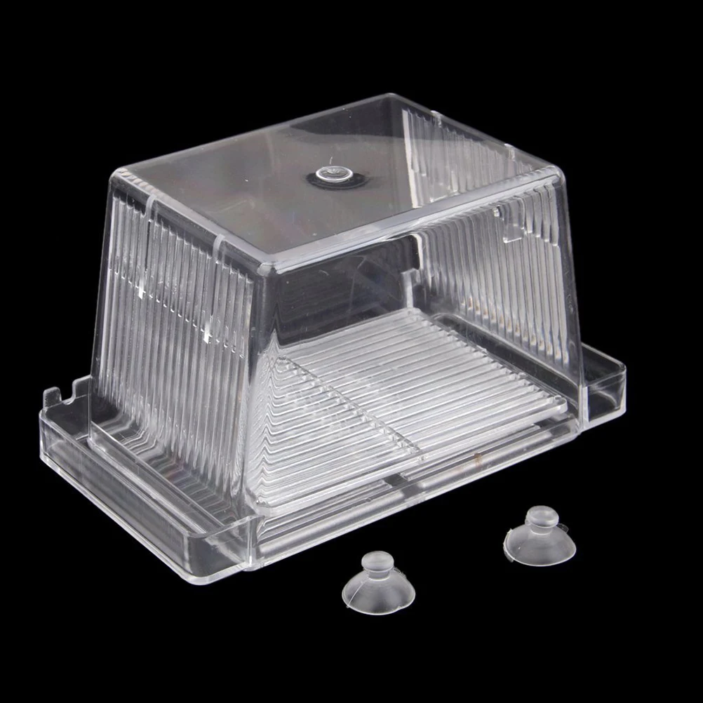 

Self-Floating Breeding Box Aquarium Spawning Hatchery Incubator Transparent 12.6X7X7Cm Acrylic Fish Isolation Box For Betta