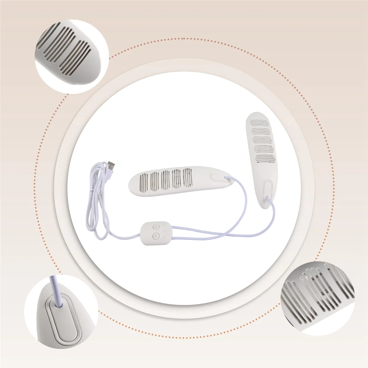 

Топ A410I Портативная USB-сушилка для обуви Нагревательные коврики Грелки для ног Дезодорант Осушительное устройство Подходит для различной обуви