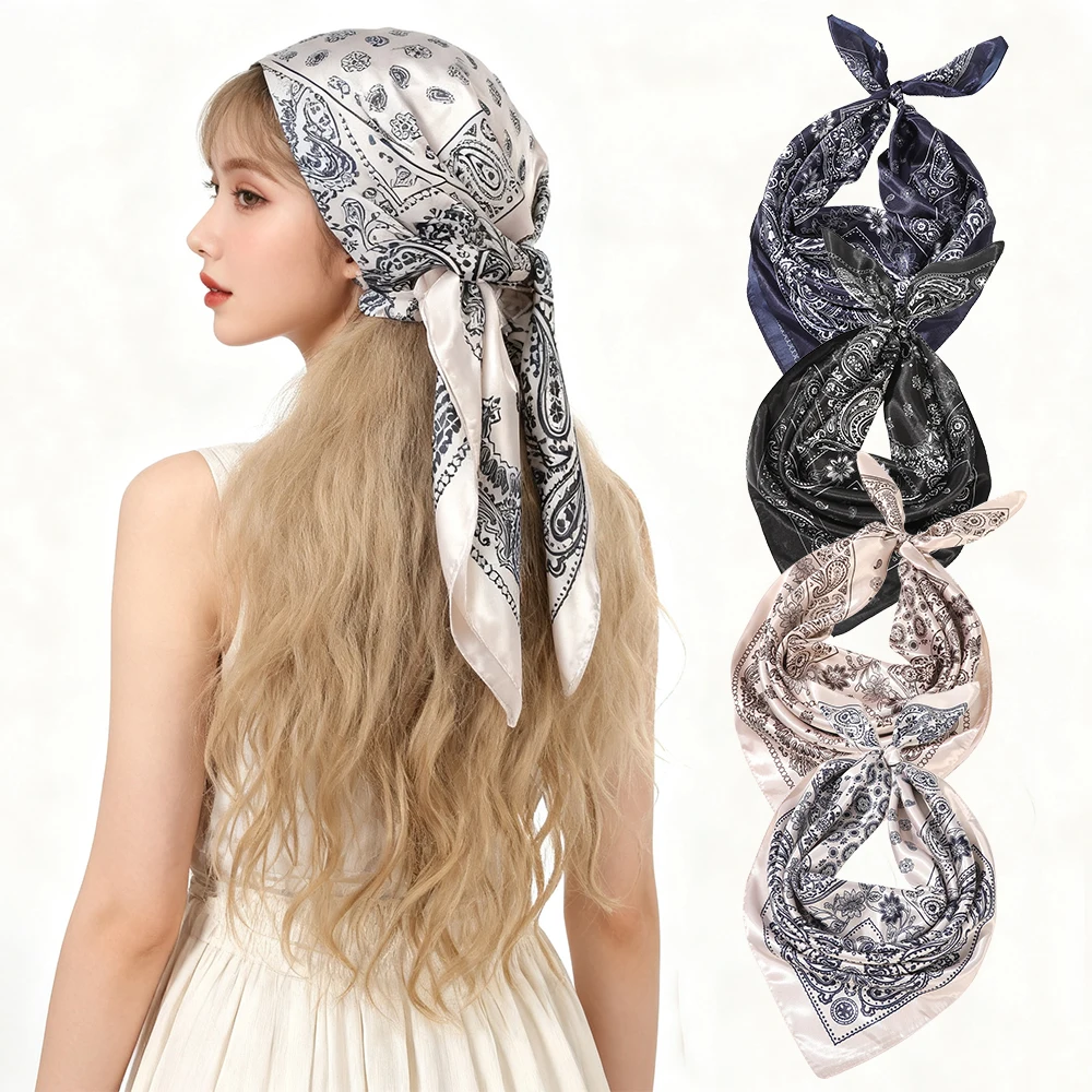 

4 шт., винтажная бандана с принтом пейсли и кешью, шарф для волос, мягкие хлопковые повязки на голову с цветочным принтом, ретро тюрбан, повязка для волос, аксессуары для волос