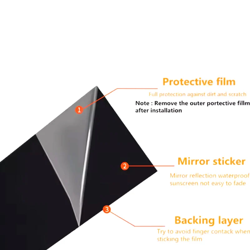 For Ford Ecosport 2013-2021 Window B C Pillar Post Cover Trim Stickers Door Column Decorative Exterior Accessories
