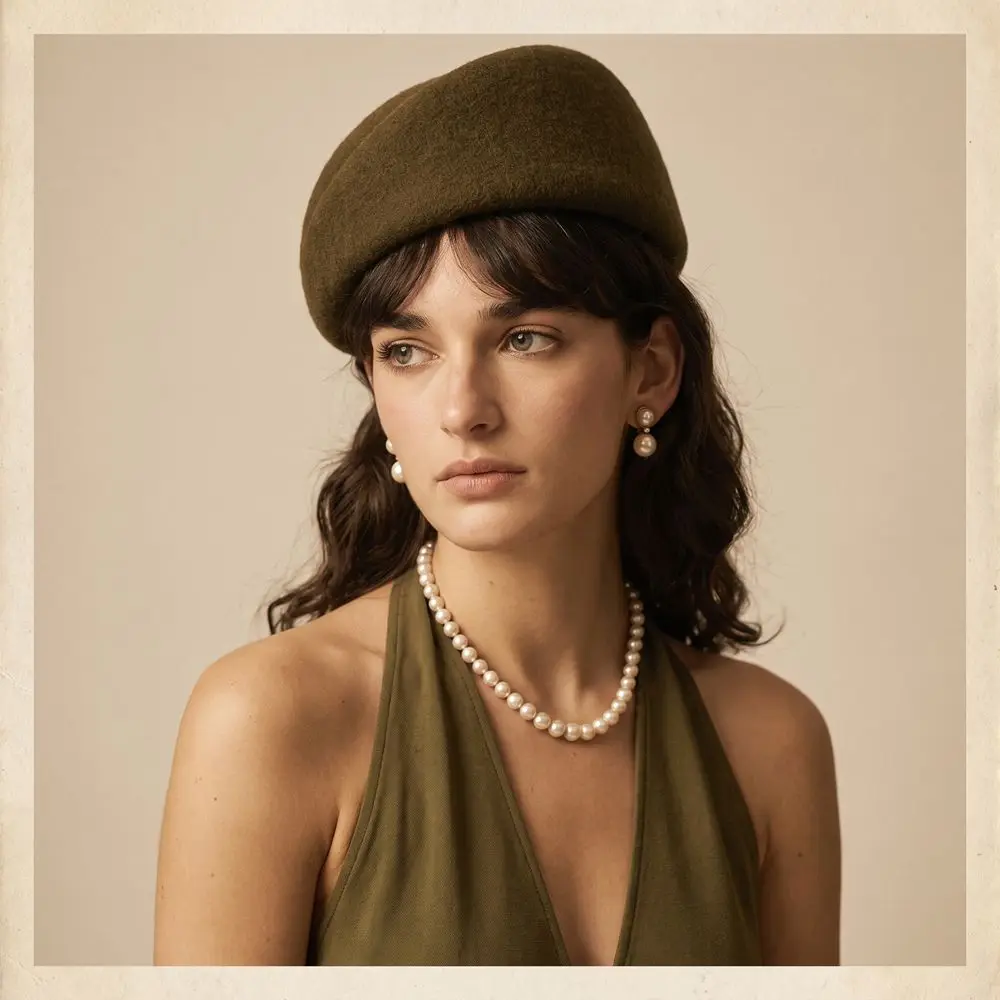 Fashion French Style Pillbox Hat Elegant Fedoras Fedora Hat Air Hostess Solid Color Formal Hat Cocktail Event