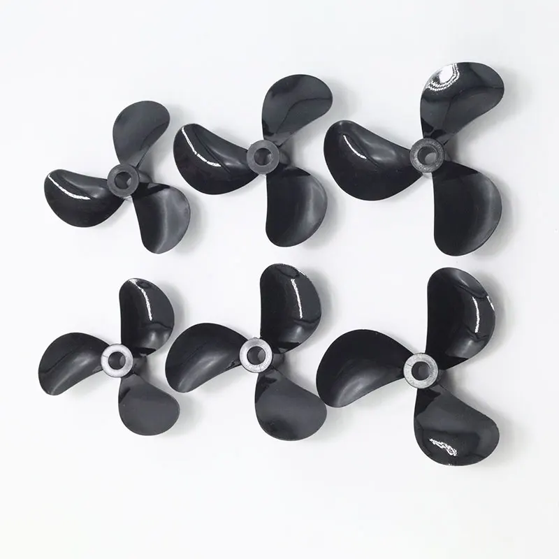 

4mm Rc Boat 3 Blades Paddle 3 Blades Nylon Boat Propeller Left/Right Screw High Strength Positive & Reverse Prop D40/44/48mm