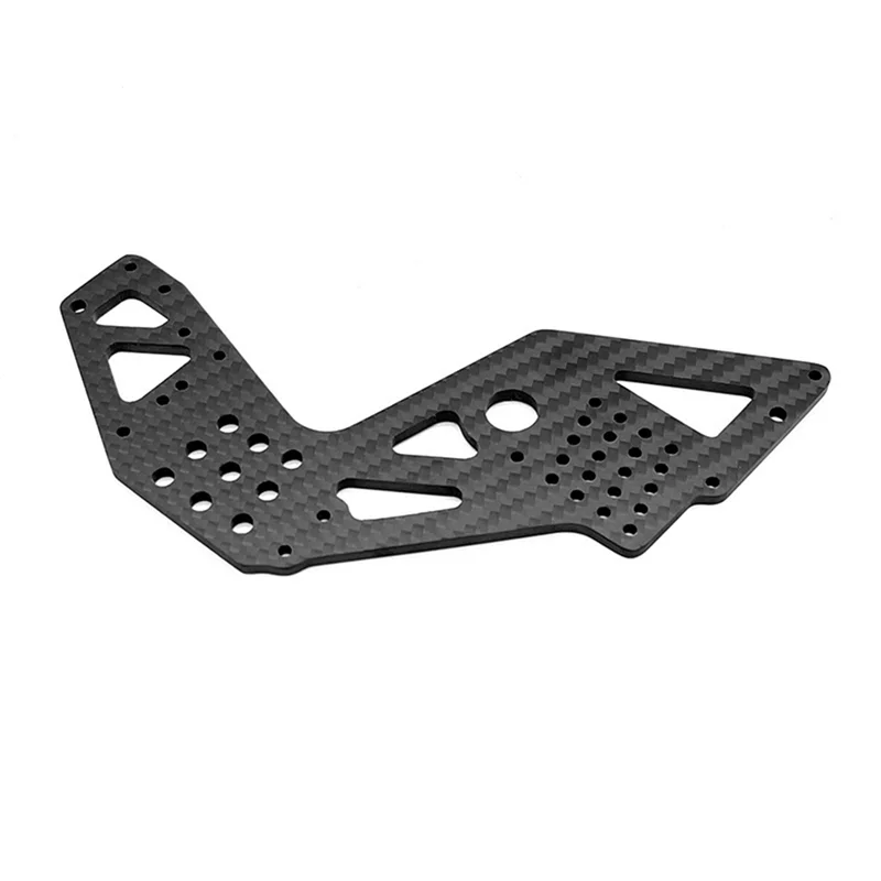 Placa protectora Universal delantera y trasera de fibra de carbono para Losi LMT 4WD, eje sólido Monster Truck 1/8, piezas de actualización de coche RC