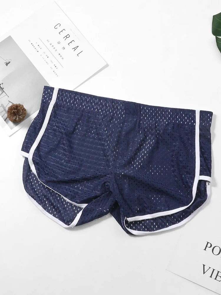 Ropa interior de seda helada estilo pantalón Aloha para hombre. Para niños en verano, apto para adolescentes. Calzoncillos tipo bóxer, holgados, con un diseño único