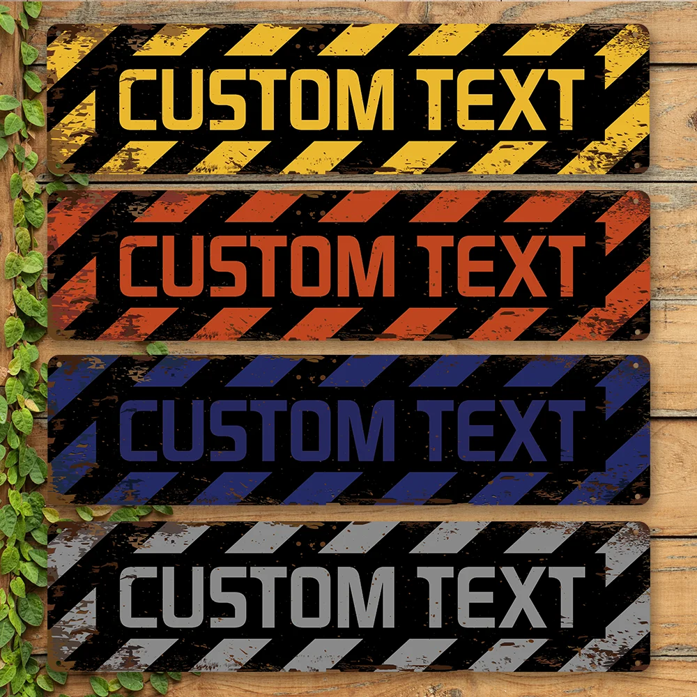 1 Custom Road Sign UV antioxidant protective layer Double sided customizable carving design Durable daily decorative products