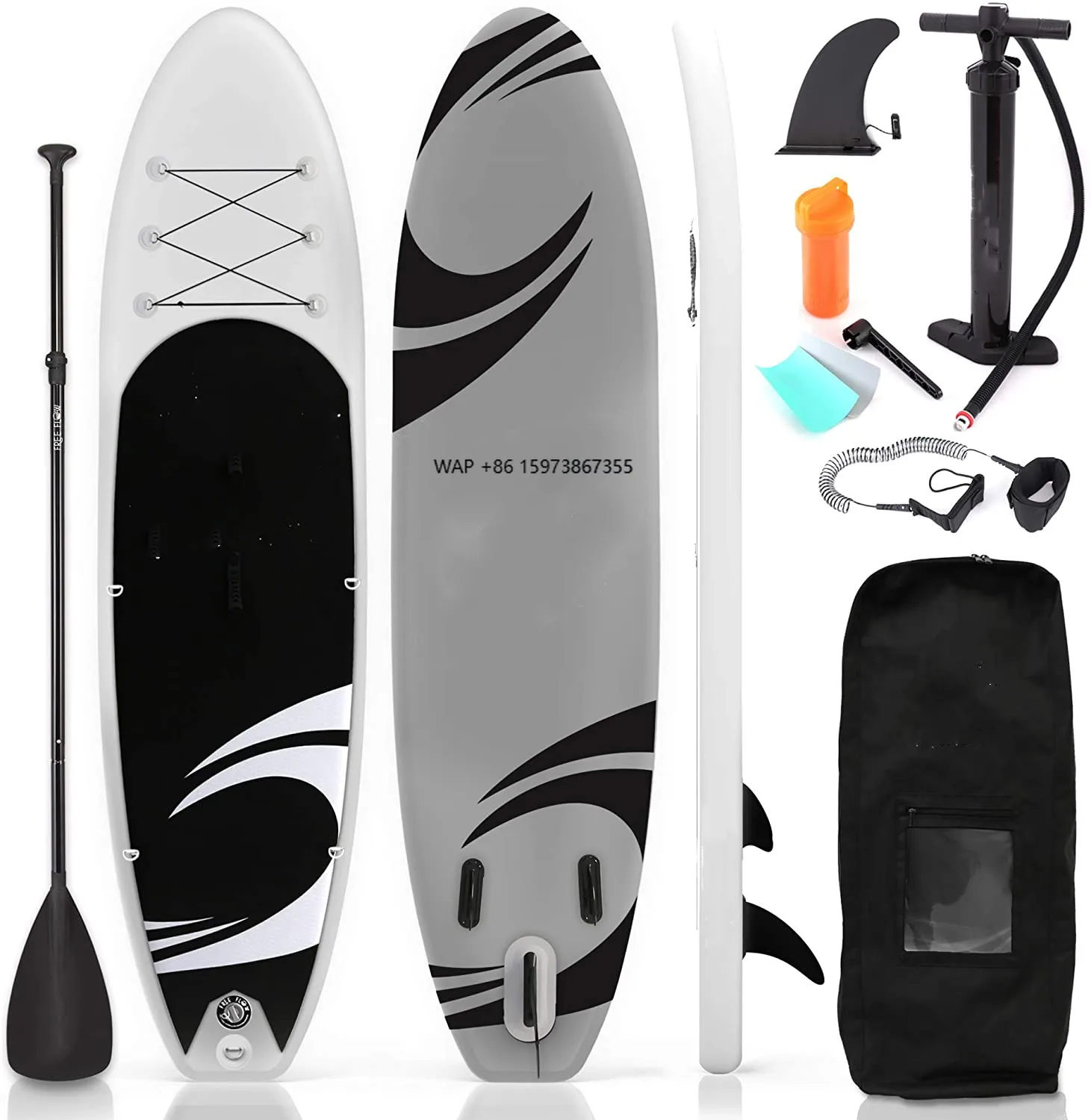 

High-Pressure Stand-Up Paddleboard with Accessory Paddle Surfboard for Ocean SUP Enthusiasts