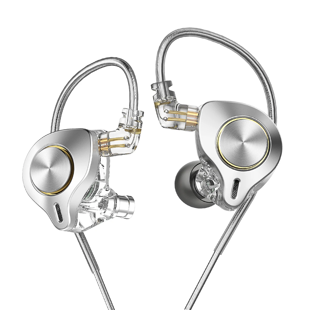 SGOR Luna Developed Broad-Spectrum Full-Band Planar IEM Earphone with High-Purity Oxygen-Free Copper Thickly Silver-Plated Cable