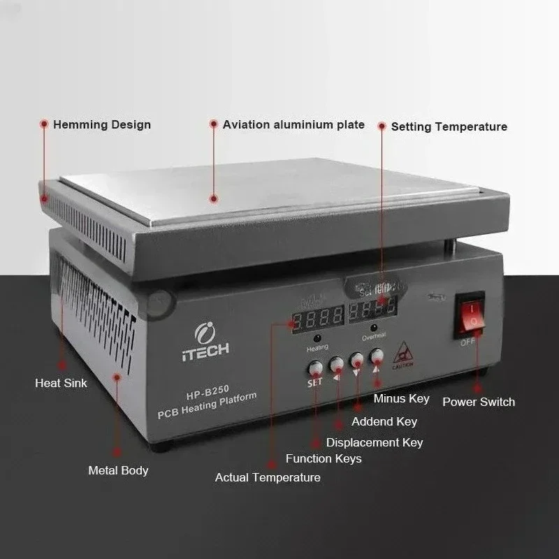 HEATING PLATFORM Constant Temperature Heating Table and Welding Table Preheating Table Circuit Board Maintenance Equipment X