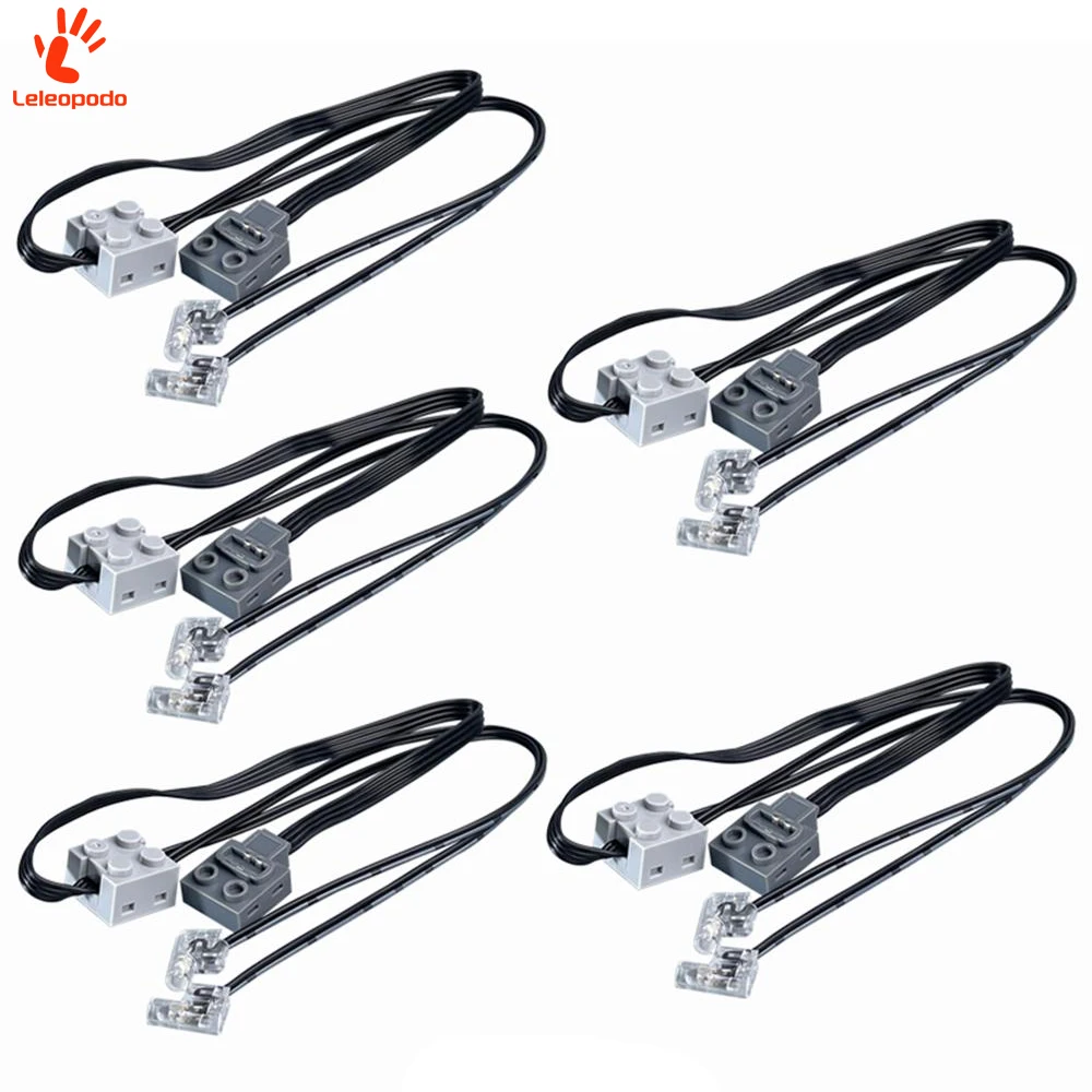 1/2/5/10 قطعة جديد MOC وظائف الطاقة أجزاء مصباح ليد ربط خط كابل 8870 قطار السيارة نموذج ضوء تعديل صالح 61930 8293 كتلة