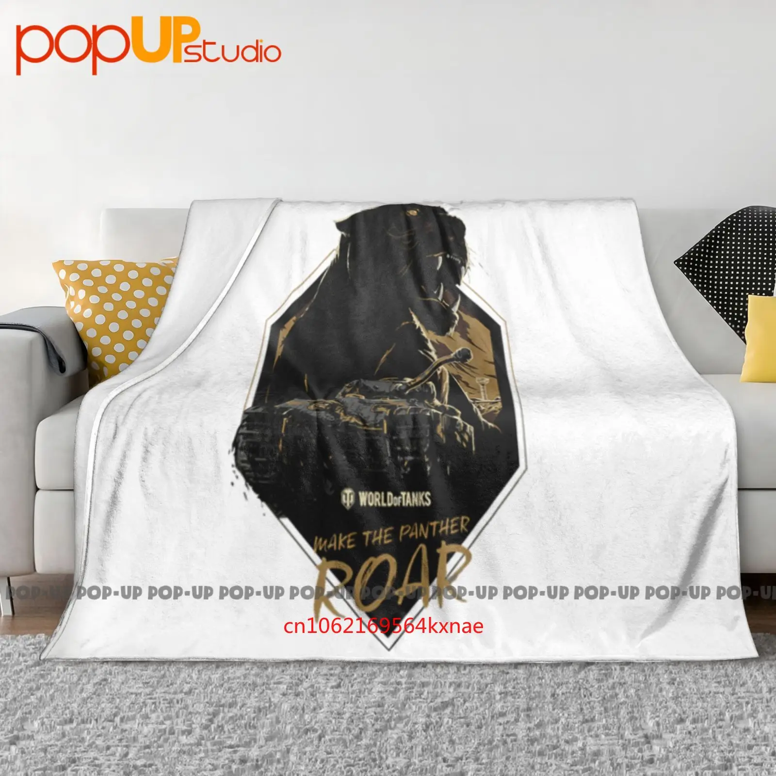 World Of Tanks Make The Panther Roar Ultra-Soft Blanket Quilt Winter Sofa Cover Bed Covers