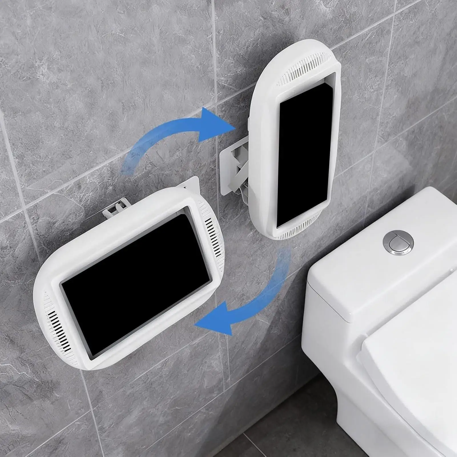 

Phone Shower Holder Suction Wall Cell Phone Holder Stand Wall Shower Smartphone Mount For Bathroom Kitchen Bedroom Dormitory
