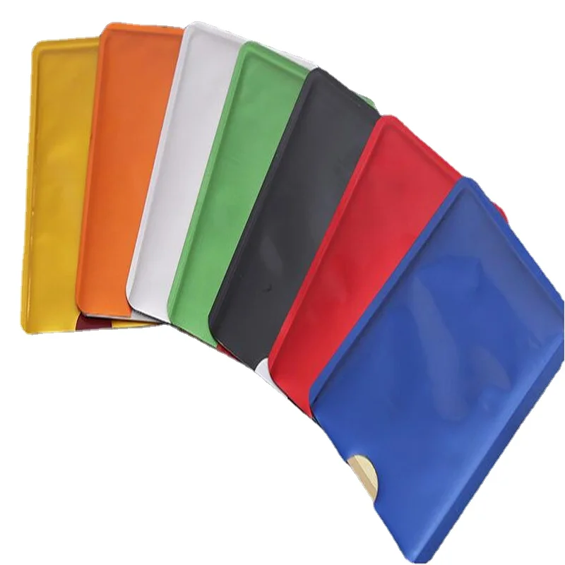 Anti Scan RFID Sleeve Protector, Anti Theft Credit ID Card Holder, Titular da folha de alumínio, Venda quente, 10Pcs