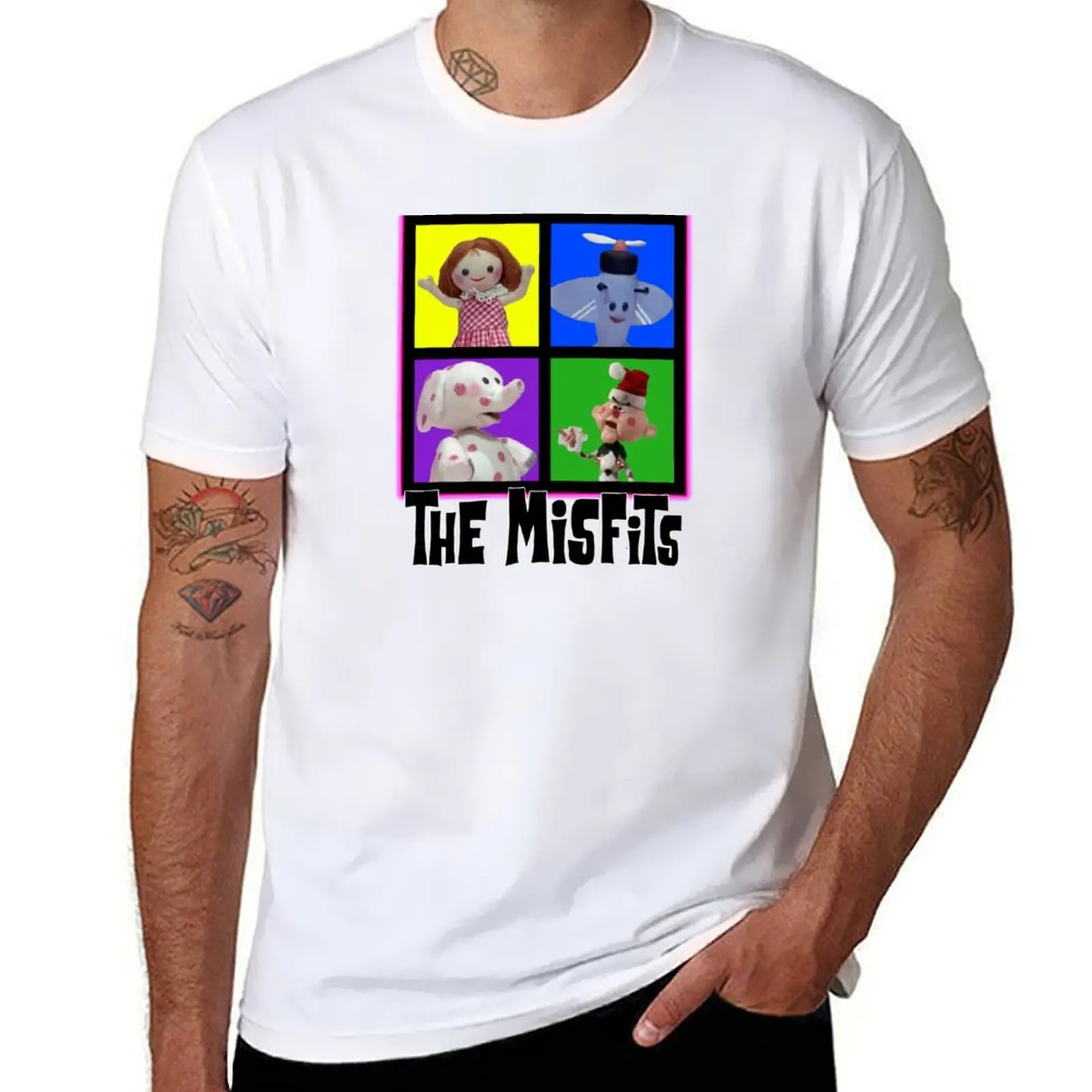 

The Misfits Live at Rainbow Rocks T-Shirt t shirt man casual cotton t shirt man T-Shirt