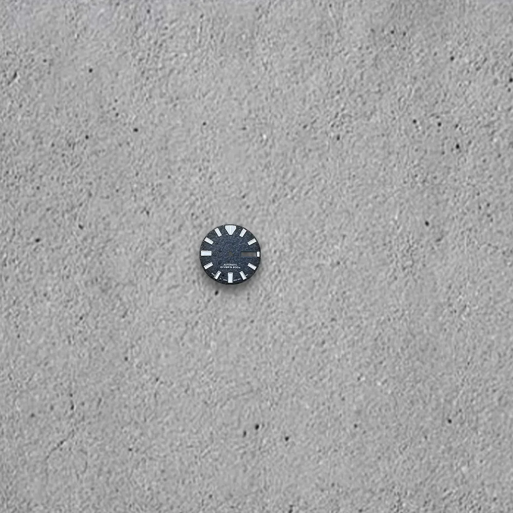 Esfera de 28,5mm adecuada para logotipo NH35/NH36 S, movimiento automático, accesorios de modificación de reloj luminoso verde