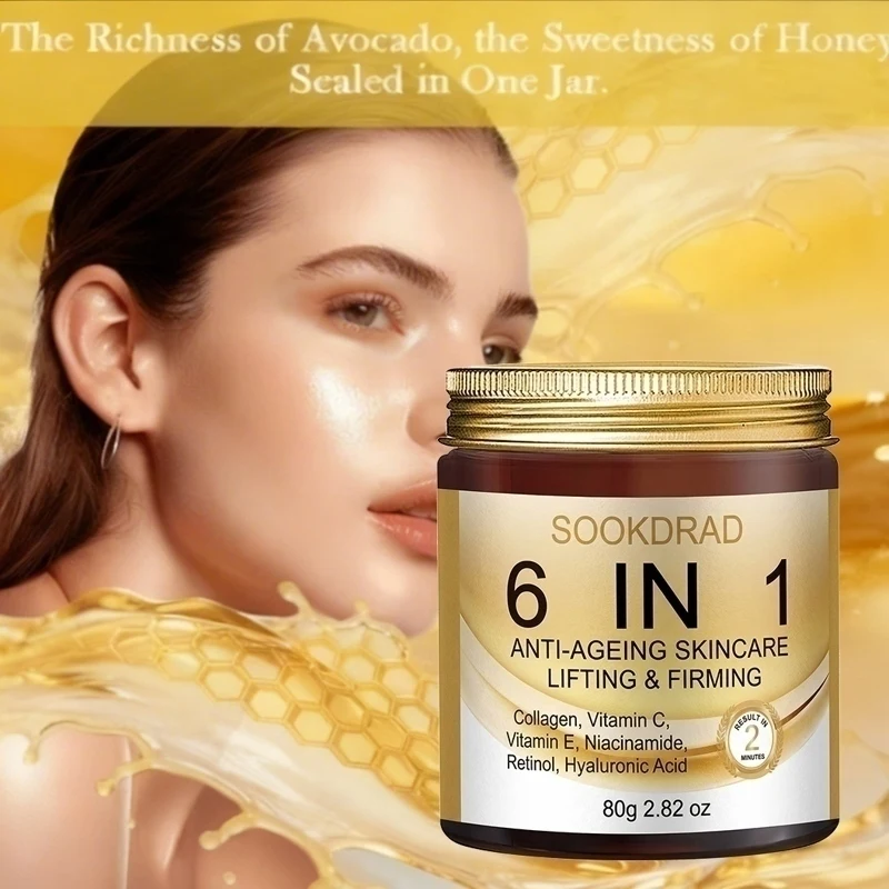 Collagen Cream, Vitamin E, Hydrating, Face, Students,80g, Combination Skin, Daily Commute