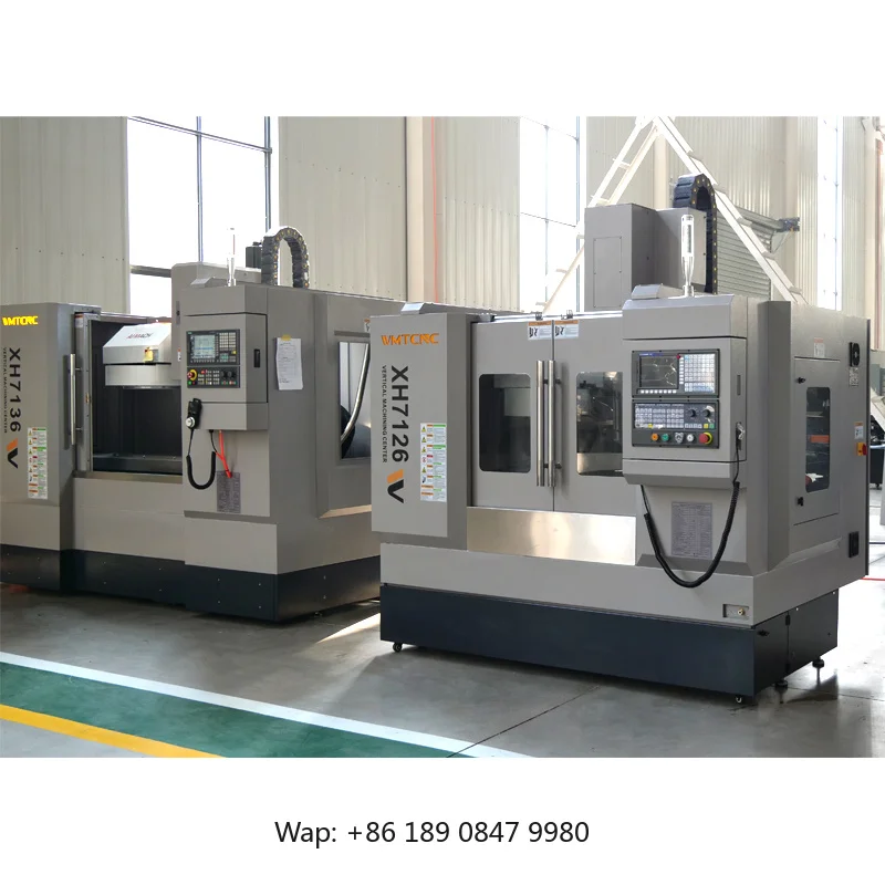 【Hot】XH7126 China Precision Metal Medium Duty Vertical 3 Axis Cnc Milling Machines for Sale