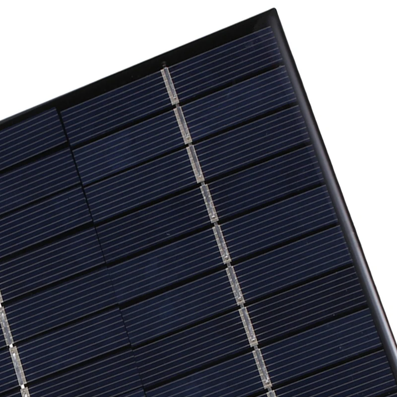 Waterproof Solar Panel 5W 12V Outdoor DIY Solar Cells Charger Polysilicon Epoxy Panels 136X110MM for 9-12V Battery Tool
