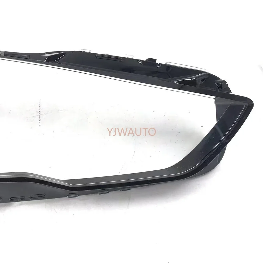 لسيارات BMW 2 Series 2023 2024 أربعة أبواب عدسة المصباح الأمامي غطاء المصابيح الأمامية للسيارة غطاء الزجاج استبدال واضح الجبهة عاكس الضوء قذيفة السيارات