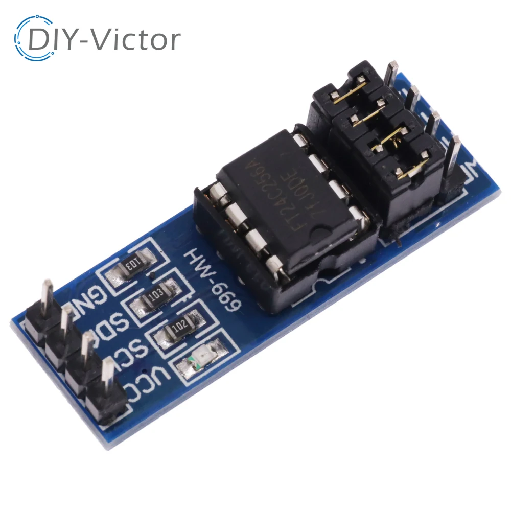 AT24C256 I2C Interface EEPROM Storage Module IIC Single-Chip Microcomputer Development Intelligent Car Accessories