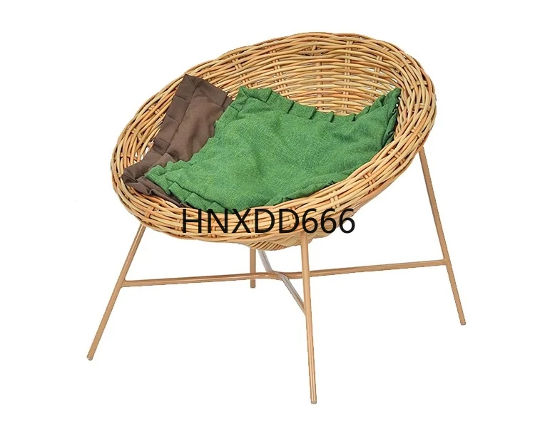 Outdoor-Balkon Rattan Vogelnest Sofa Stuhl dreiteilige Kombination