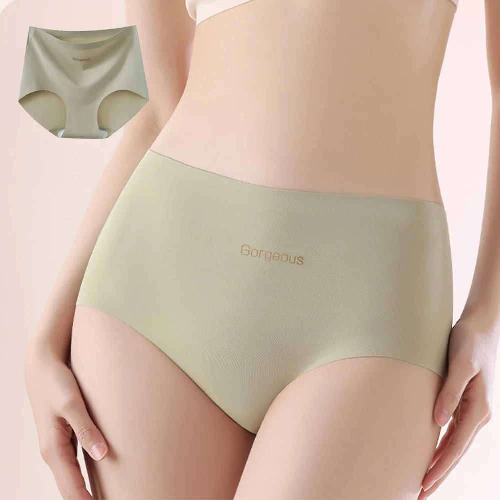 

6 шт. женские бесшовные спортивные трусы женские эластичные трусы ультратонкое нижнее белье с высокой талией однотонные удобные трусики