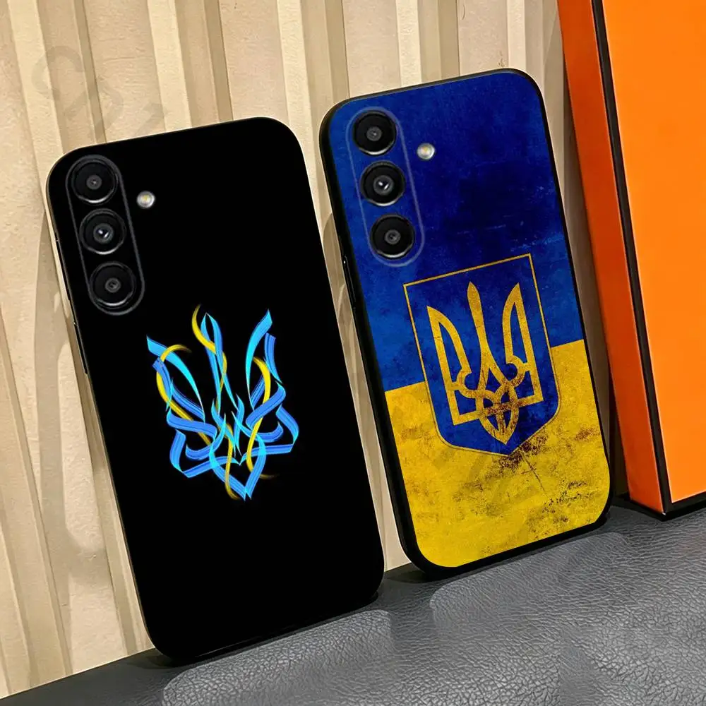 

Ukraine Cross Ukrainian Phone Case For Samsung Galaxy A13,A21s,A22,A31,A32,A52,A53,A71,A80,Soft Black Shell