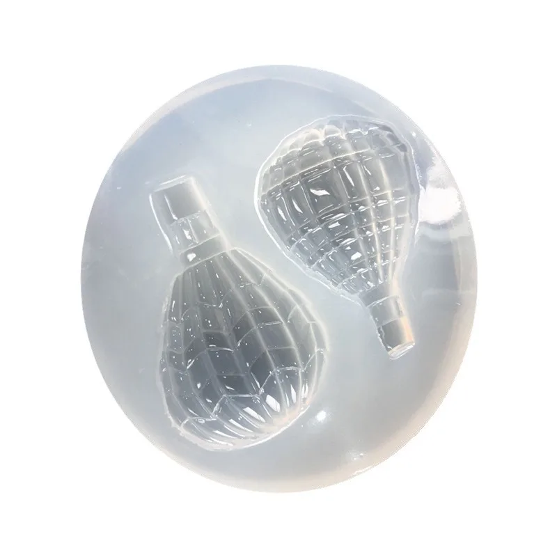Full Mirror Hot Air Balloon, Clay Silicone Mold, Mobile Phone Case Accessories Pendant Decoration 16301
