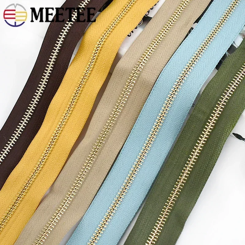 1-5 ياردة 5 #   الخياطة المعدنية السوستة أشرطة أكياس الملابس سستة بواسطة ساحة الملابس سترة سستة إصلاح أطقم DIY بها بنفسك الحرف الملحقات